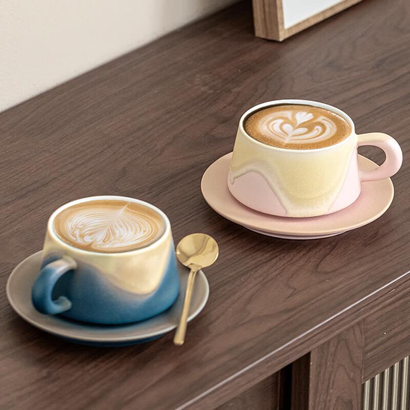 Changbaosen Ceramic Coffee Cup & Saucer Gift Set