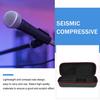 Iplusmile Microphone Case, Microphone Bag, Microphone Storage Bag, PU, Waterproof, Anti-Vibration, Black