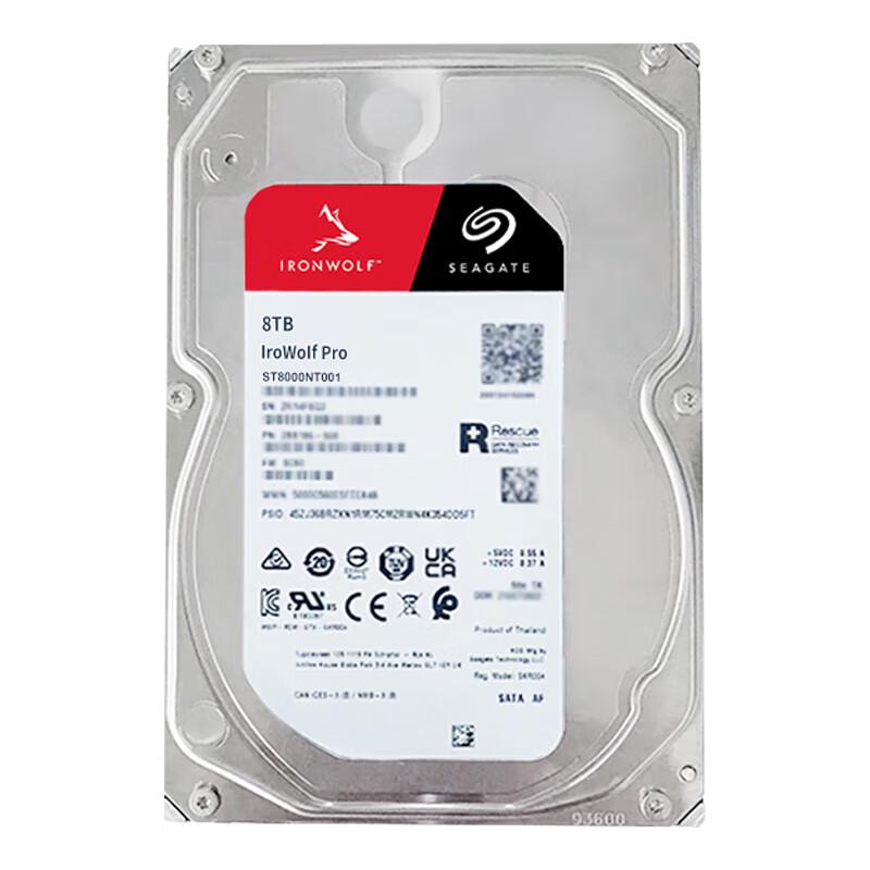 Seagate IronWolf Pro NAS Hard Drive with SATA Kit