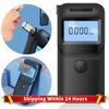 Digital Handheld Alcohol Analyzer Accurate LCD Display Drunk Driving Analyzer with 5 Mouthpieces for Personal & Professional Use