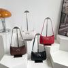 2025 Korean Style Bow Armpit Baguette Shoulder Bag - Fashionable & High Quality for Women