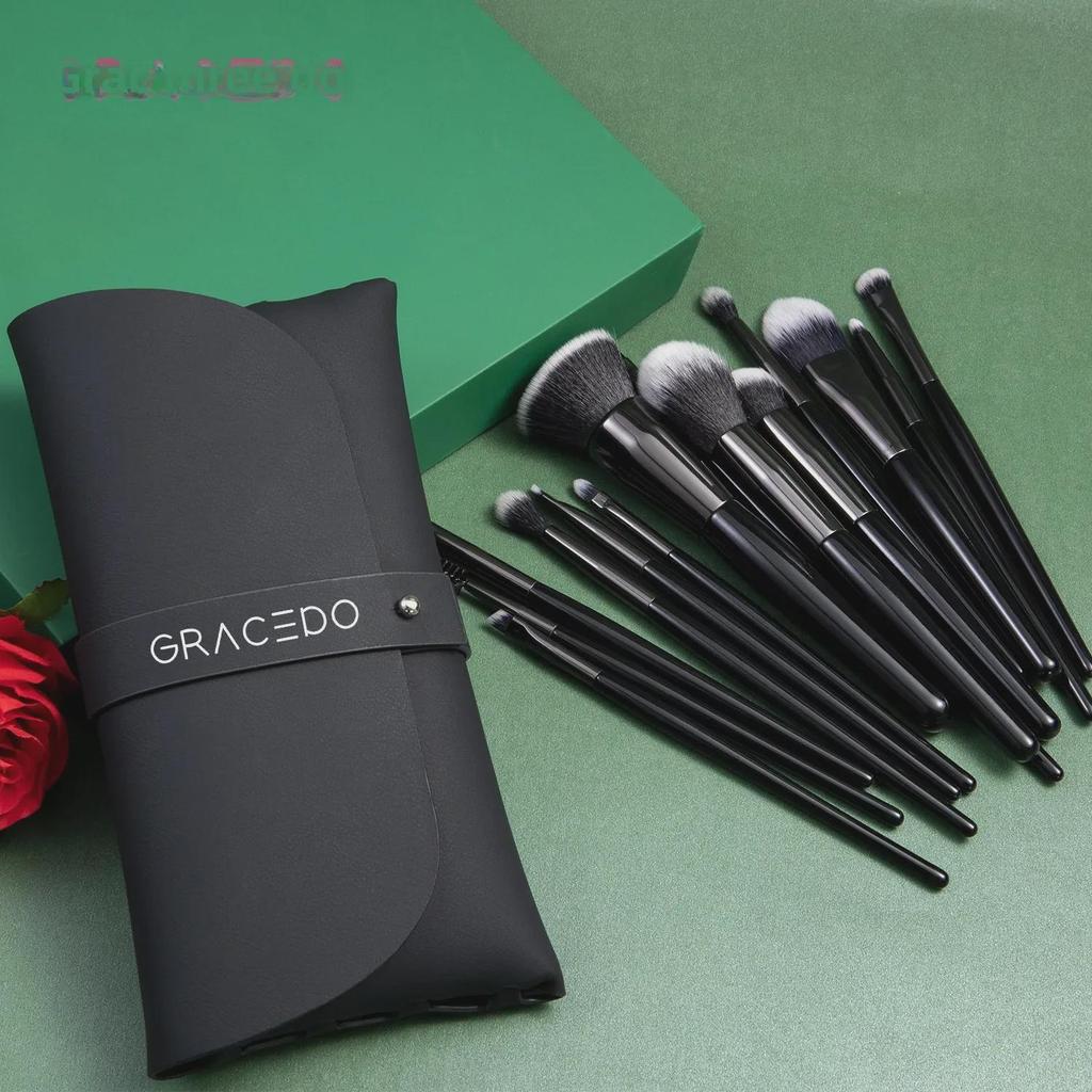 15-teiliges Make-up-Pinselset: Lidschatten-, Rouge-, Foundation- und Beauty-Tool-Kollektion mit Tierhaaren