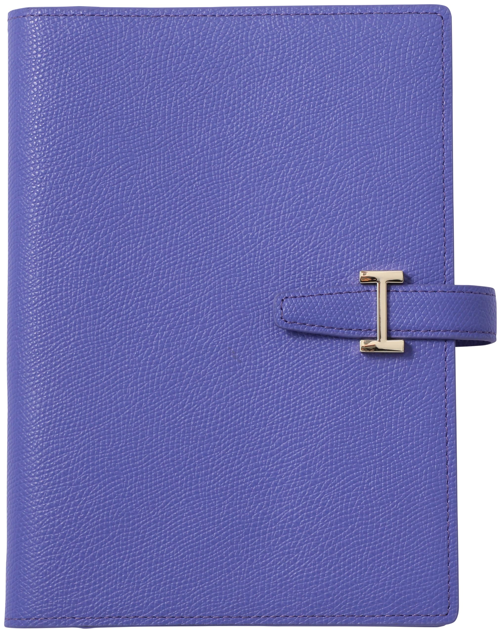 

Franklin Planner Color Noblesse Organizer Cover, A5 Size, 65805, Very Peri/Pink Gray