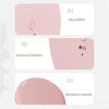 USB Rechargeable Handy Round LED Mirror For Make-Up Compact Makeup Flip Led Makeup Mirror