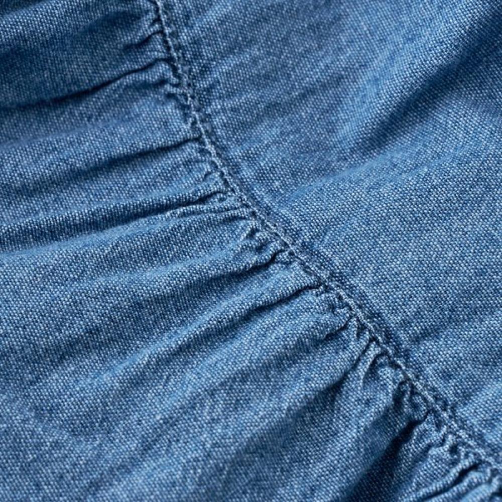 Bonton Chambray Long Skirt 7617t 430 07