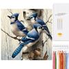 Animal Full 14CT DIY Counted Needlework for Adults Home Decor Patterns Arts Craft Kits 15.6x15.6In