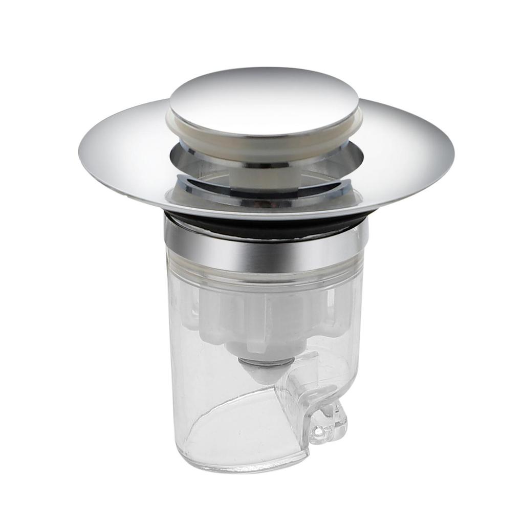 Universeller Pop-Up-Abflussstopfen mit Anti-Geruchs-Filter für Waschbecken und Toiletten