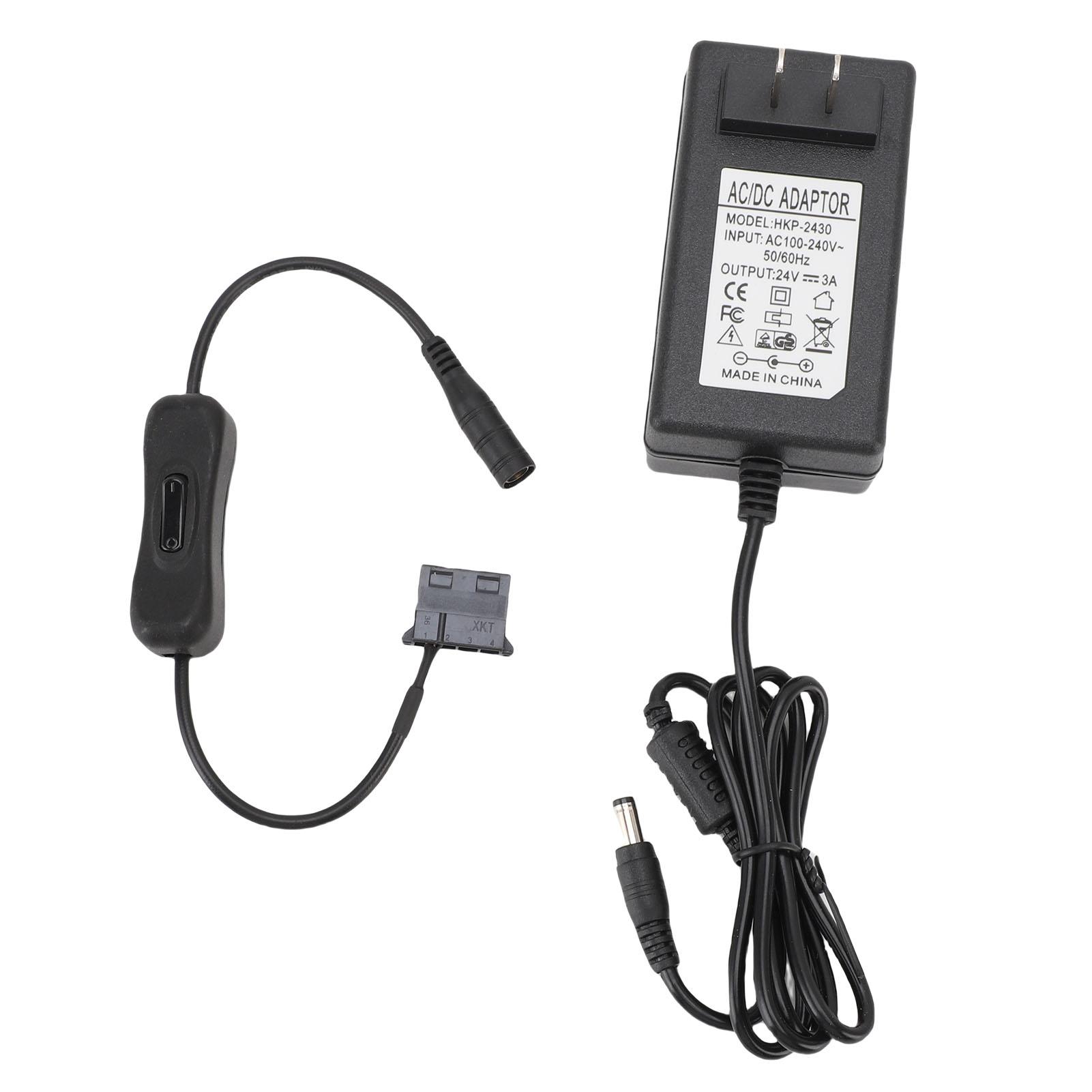 

Адаптер внешнего источника питания 3А 5,5x2,5 мм Выходной интерфейс Стабильная работа 24В Конвертер для US Plug