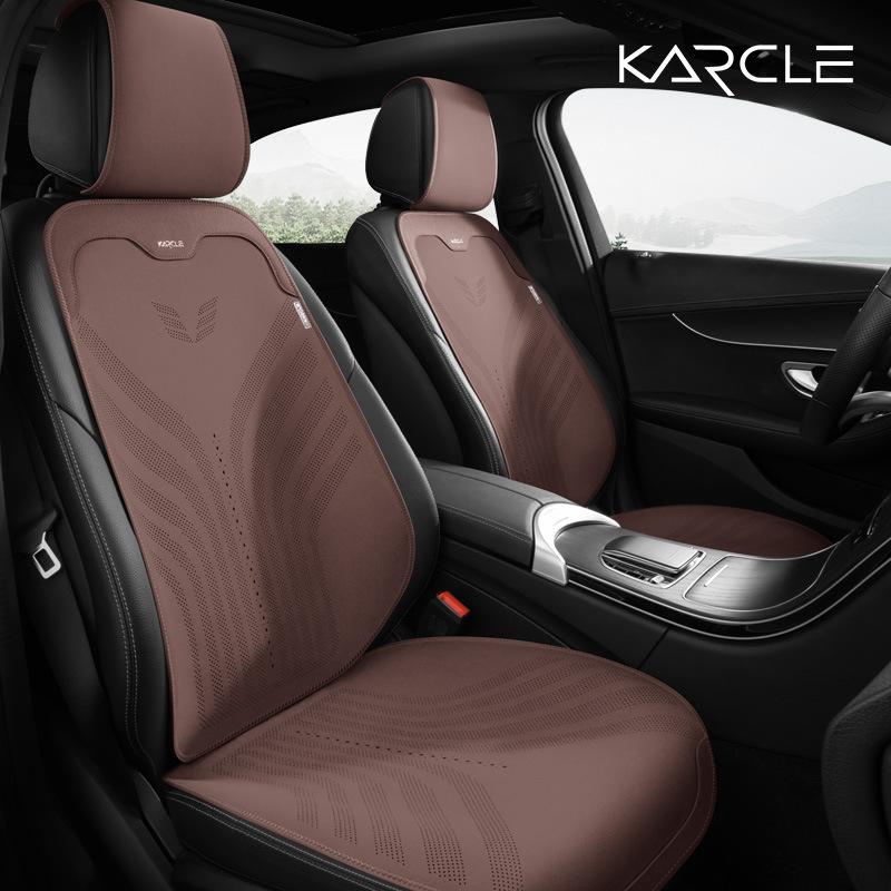 High Quality Suede Cover Universal High-end Car Seat Cover Breathable Seat Anti-slip Luxury Car Protection Thin Suede Seat Cover