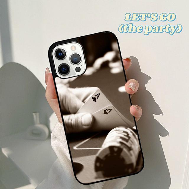 Autumu Poker Playing Cards Phone Case Cover for iPhone 17 Air 16 16e 15 12 11 13 14 Pro Max Apple Plus Coque