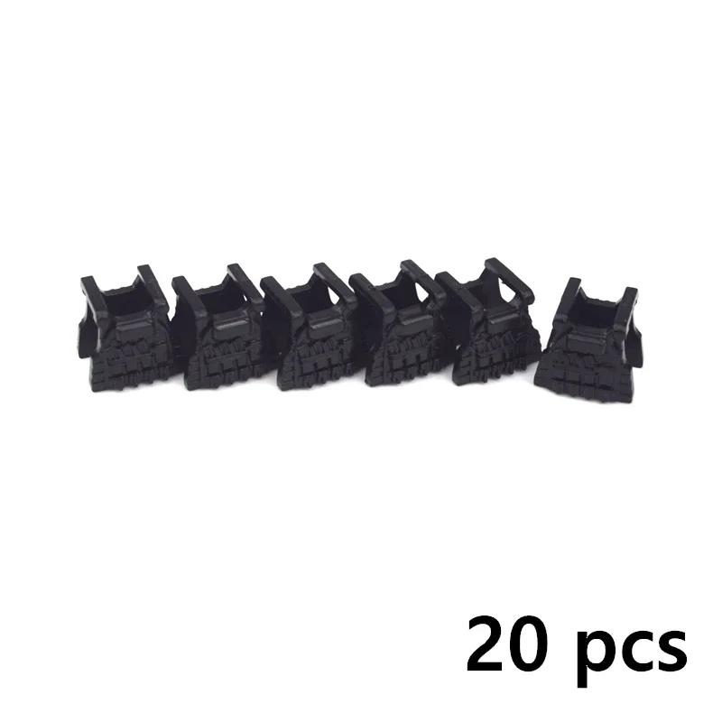 MOC Parts Military Attachments bricks Swat Weapon WW2 Army Soldier Figures Ghillie Suits parachute Building Block PUBG