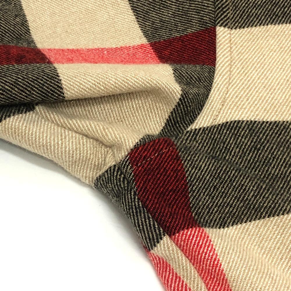 BURBERRY 8050135 Check pattern Apparel Outerwear Shirt Jacket Zip-Up Blouson