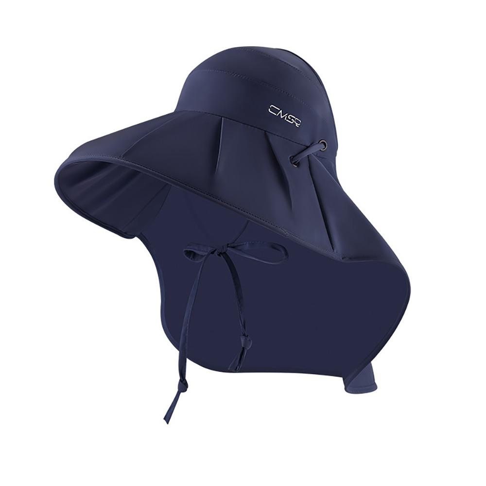 Wide Brim Visor Cap Neck Flap Sun Protection Hat Creative Sun Hat  Outdoor