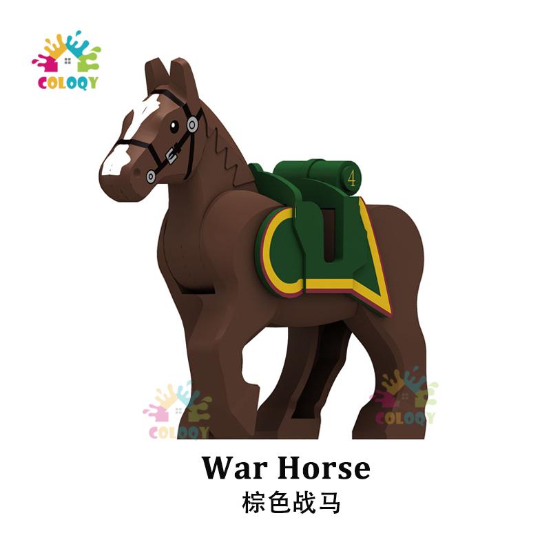 Дитячі Іграшки Наполеонівська Кавалерія Будівельні Блоки Військовий Кінь Сідло Солдати Міні Фігурки Іграшки Для Дітей Різдвяні Подарунки