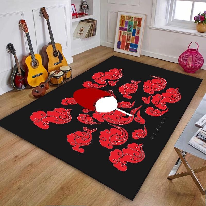 Japanese Anime Naruto Carpet Living Room Bedroom Kitchen Balcony Rug Non-slip Washable Mat Home Exquisite Home Ins Rug