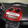 For Mitsubishi Eclipse 2006-2011 Soft Carbon Fiber Car Center Control Air Outlet Panel Cover Trim Sticker Car