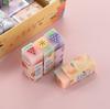 Bethany Home Eraser Set of 36 Fruit Cute Mini Pencil Eraser Pack for Creative School Presents Red (3 Shapes) - Kids' Parties, School, Students,