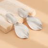 Wind Fashion Geometric Metal Ring Pendant Stud Earrings Exaggerated Irregular Water Drop Splicing Earrings