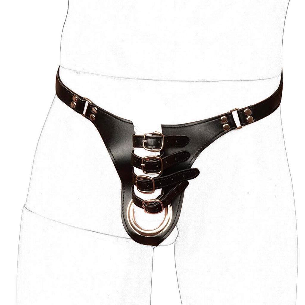 Chastity Chastity Chastity Sexy Penis Restraint Dildo Fixing Masturbation SM Restraint Chastity Restraint Device for Men Pants, Device, Belt,
