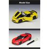 WELLY 1/24 Chevrolet Corvette Z06 2017 Alloy Sports Car Model Diecast Racing Car Model Simulation Collection Childrens Toys Gift