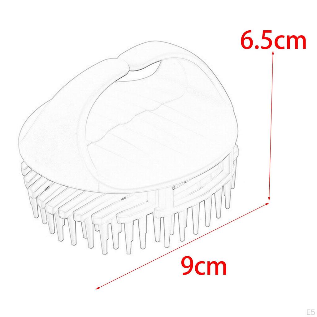 Hair Brush for Deep Scalp Massage and Detangling - Gentle Bristles All Types