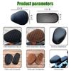 3Pcs/Set Electric Bicycle Seat Cover Battery Car Bicycle Universal Seat Cover Protective Cover Soft, Comfortable, &Thick