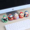 Adorable Resin Car Decorations Lucky Wealth God Figures Cartoon Style Stress Reliever