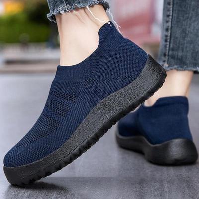 Męskie i damskie buty Oddychające Nowe Lekkie Miękkie dno Siateczkowe Sportowe buty na co dzień Bieganie Latające Tkane Buty podróżne dla mężczyzn i kobiet 35-46