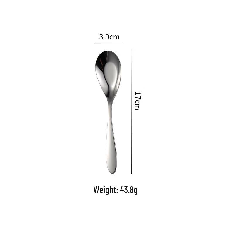 

Qianxing 304 Stainless Steel Flat Soup Spoon