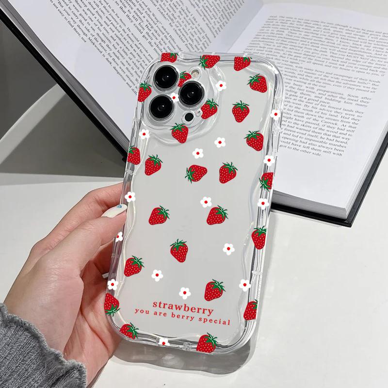 Hülle Für Huawei Honor 400 200 Pro 600 90 Lite X5C X7D X8D X9D X6B X8B X9B X5B X6C X8C X6A X8A X7A X9C Modische Erdbeerhülle