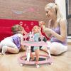 Faltbarer Baby-Gehwagen für Kinder mit leisen Rädern, 7-stufig höhenverstellbar, Aktivitäts-Gehwagen, Anti-Kipp-Schutz, Genu Varum-Zentrum, 6-18