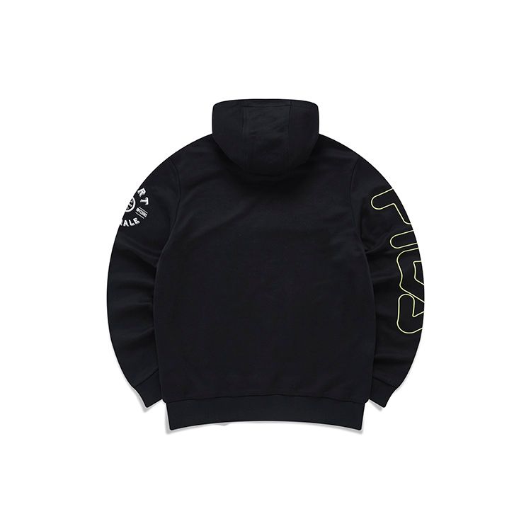 FILA Heritage Fun Print Sports Pullover Hoodie Men Hoodies F11M148216F-ZA