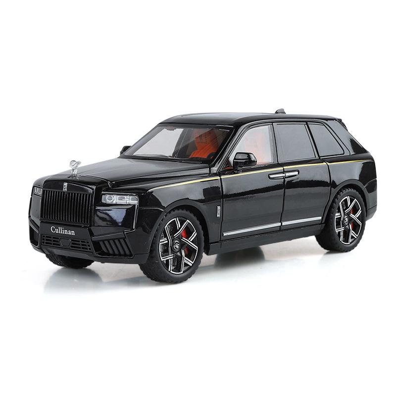1/24 Rolls-Cullinan Alloy Car Model, with Starry Sky Roof Simulation SUV Boy Toy Car Off-road Vehicle Collection Ornament Gift
