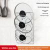 5 Tier Pot Lid Rack Wall Mounted Kitchen Storage Rack Large Cutting Board Holder Household Multi Layer Organizer For Kitchenware