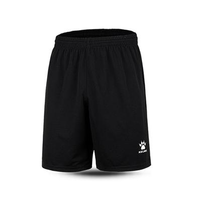 Kelme Men's Soccer Game Shorts, Half-Length, Quick-Drying Practice Shorts (Black, Size 2XL)