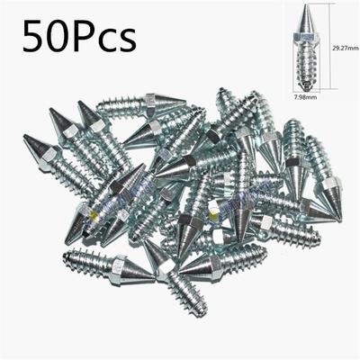 50X Car Wheel Tire Snow Chain Studs Anti-Slip Screw For Car Motorcycle ATV Truck