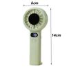 USB Rechargeable Portable Handheld Fan with LED Display Highspeed Cooling Fan  Summer Use