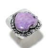 Russian Charoite Handmade 925 Sterling Silver Jewelry Ring Size 9 O7g10