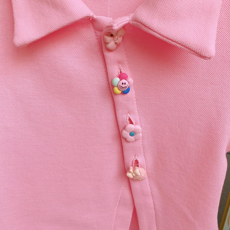 Fishy Fun Summer Wear: Baby Girl Short Sleeve Top + Shorts Set RX1107