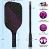 USAPA Approved Pickleball Paddle Fiberglass Surface Lightweight Pickleball Racket for Indoor/Outdoor Training & Match with Bag