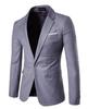 European Size Men's Slim Fit Blazer - Thickened Casual Suit, Korean Style