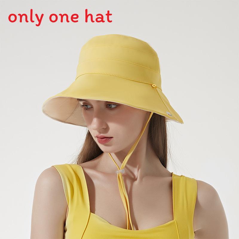 Ice Silk Sun Hat For Women With Wide Brim Uv Protection Summer Fishing Cap Sunshade Accessory