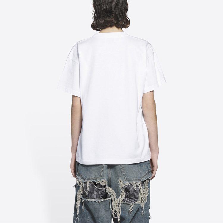 Balenciaga Women'ss Bb Pixel Medium Fit T Shirt White 612965TKVI79040