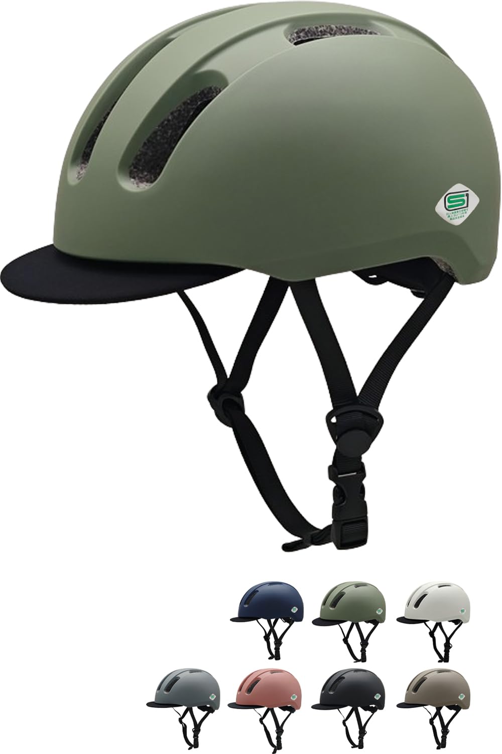 

Велосипедный шлем SMRG для взрослых SG Standard [SG Mark] SR-UH (Оливковый, M/L (55-60cm)) оливковый