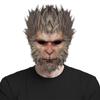 Einzigartige Black Myth Wukong Maske Verspieltes Affenkopfstück für Halloween Cosplay-Events