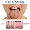 50g/Set Tongue Cleaner Simple Operation Ergonomics Handle Portable Tongue Cleansing Gel Brush for Unisex
