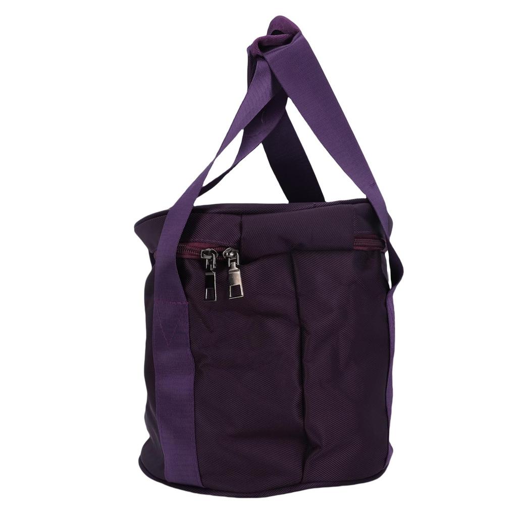 8 Inch Crystal Bowl Bag Purple Well Cushioning Thickened Music Bowl Carry Case with Inner Lining