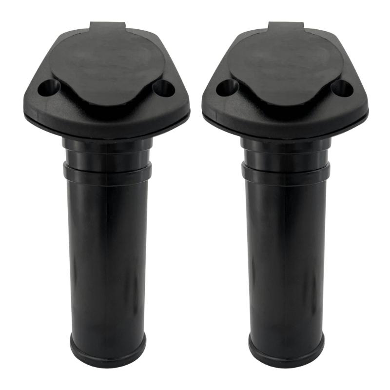 Fishing Rod Holder With Dust Cover 30 Degree Tilts Rod Rest Support Rack For Boats Kayaks Saltwater Freshwater Angling