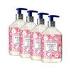 Deep Perfume Body Wash Cherry Blossom Scent 520ml X4