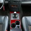 Red Carbon Fiber Interior Manual Gear Shift Cover Trim For Cadillac CTS 2003-07